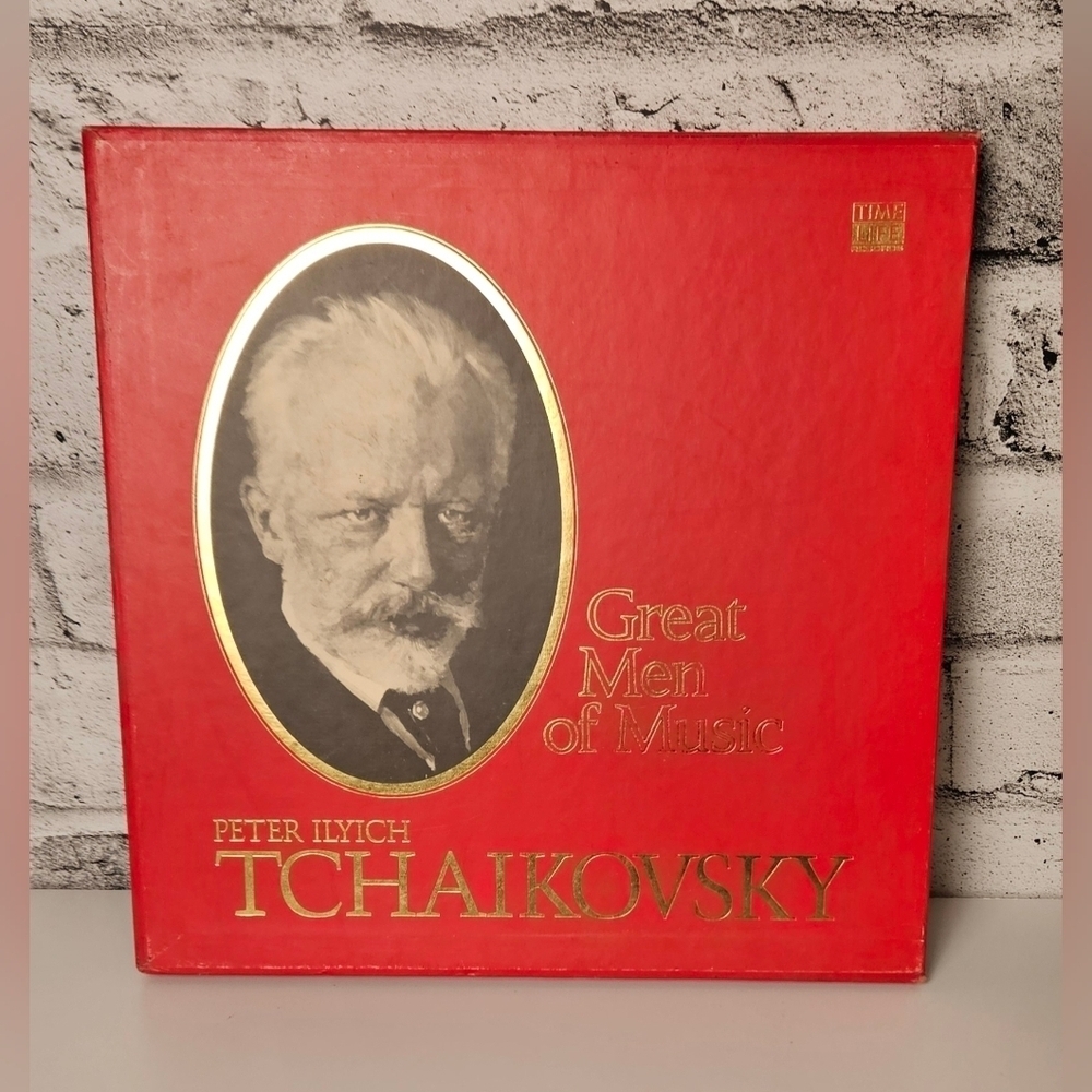 Time Life Great Men of Music Tchaikovsky Vintage 4 LP Box Set With Book